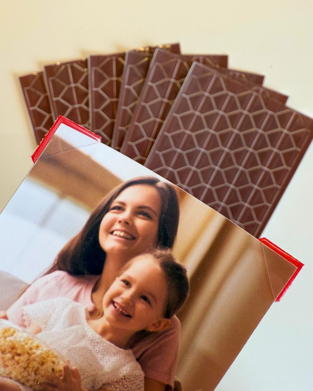 Cantos para fotos Adesivas Marrom ou Vermelho