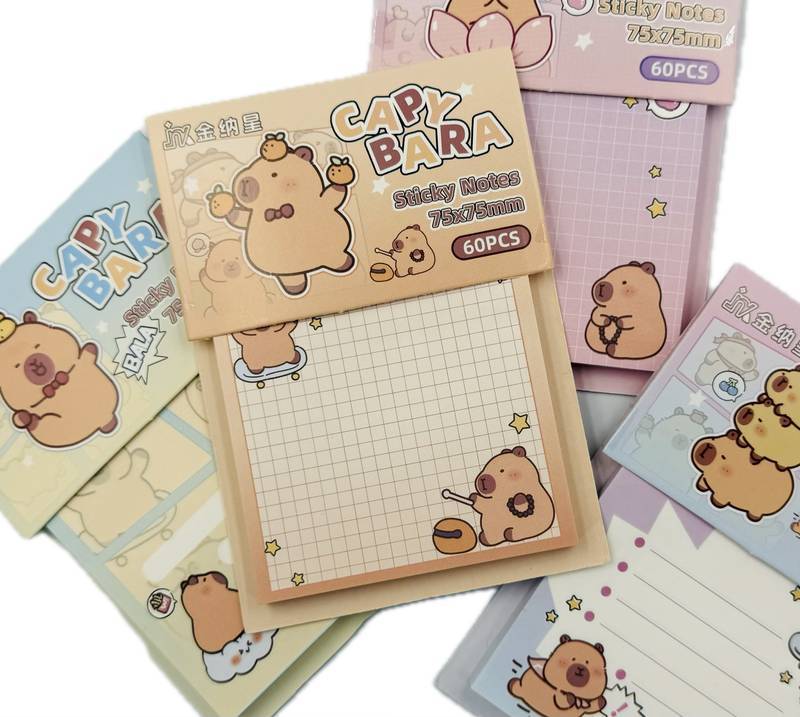 Bloco Capivara Sticky Notes