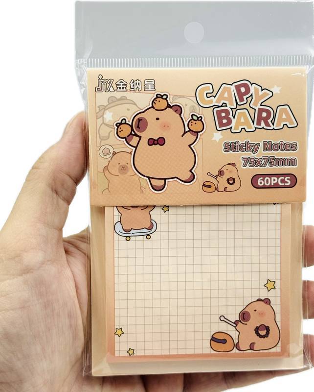 Bloco Capivara Sticky Notes