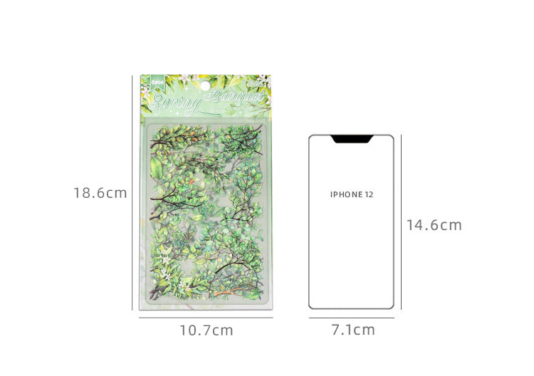 Cartela PET Adesivos Plantas e Galhos