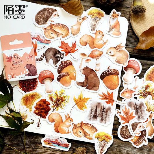 Adesivos na caixinha Urso - 44 adesivos decorativos