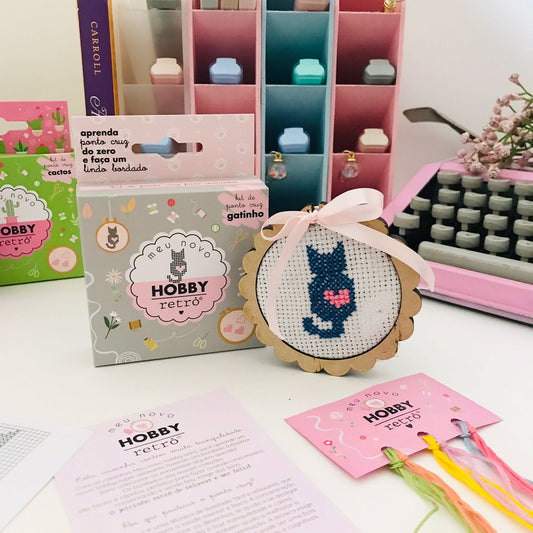 Kit Ponto e Cruz Gatinho