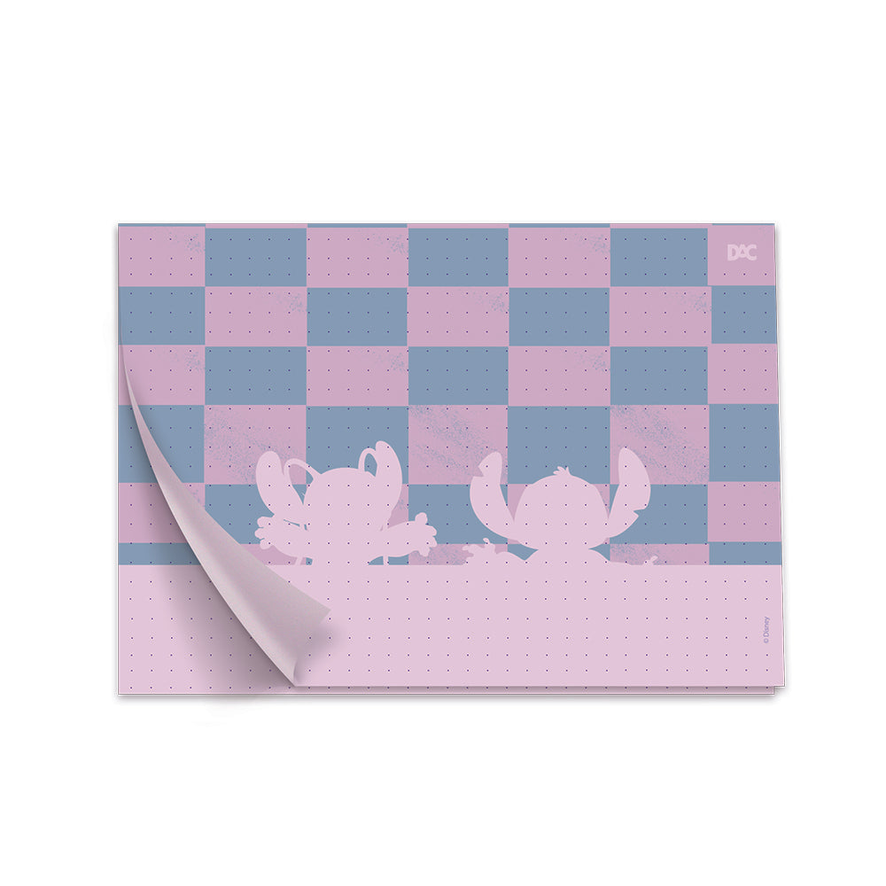 Kit 5 blocos de anotações Stitch
