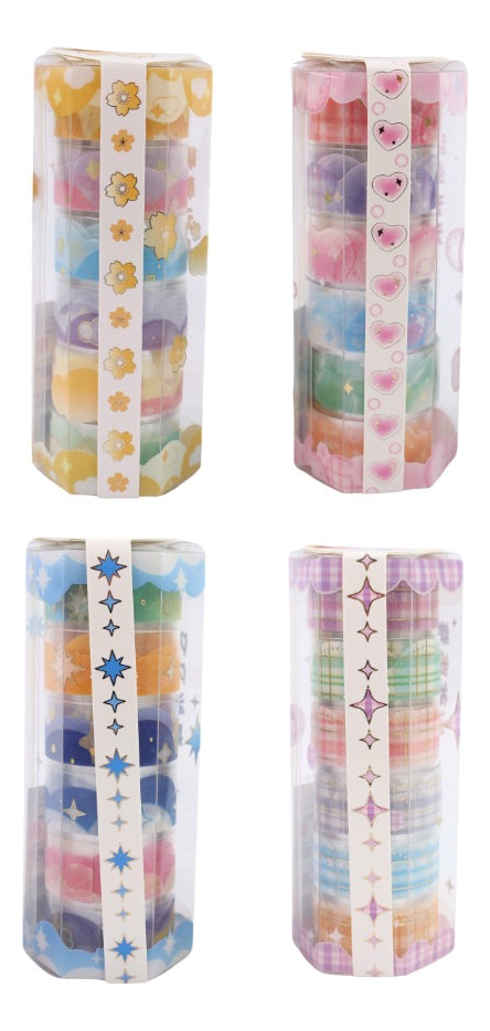 Fitas Decorativas Borda Metalizada kit 6 unidades