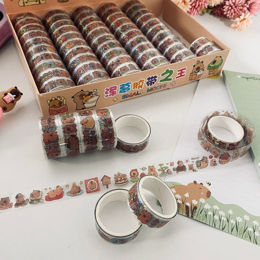 Fita Decorativa Holográfica Capivara - Unidade