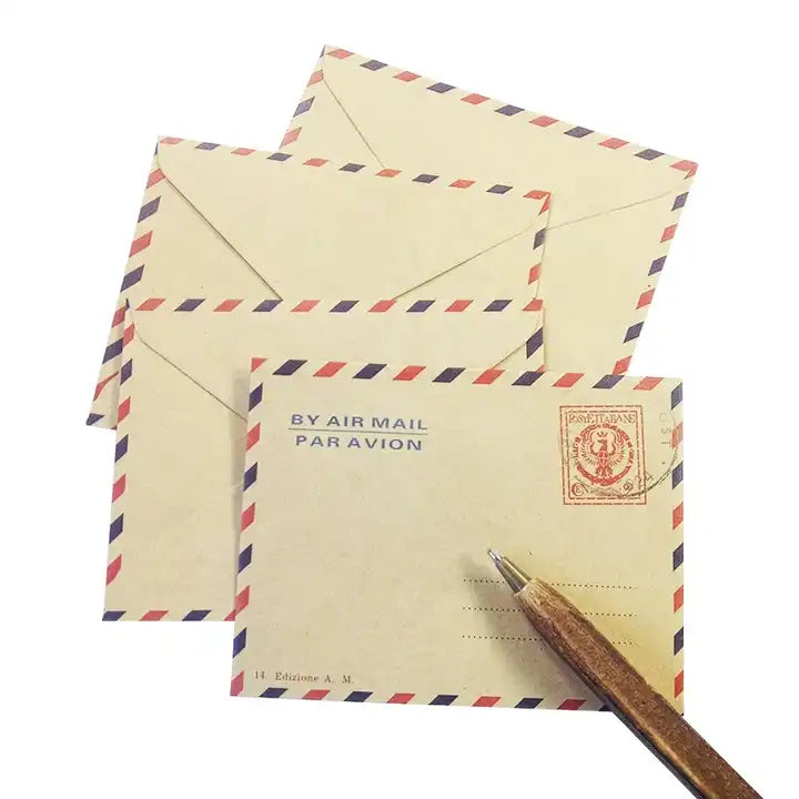 10 Envelopes Europeu Vintage