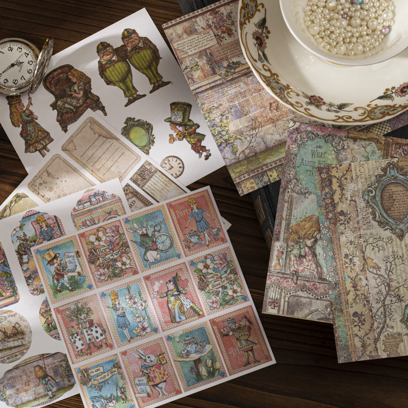 Livro de Adesivos Memória Vintage - 25 páginas