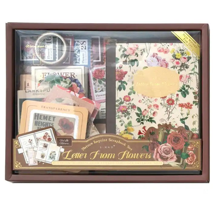 Kit com 150 peças Colagem Natureza Retro