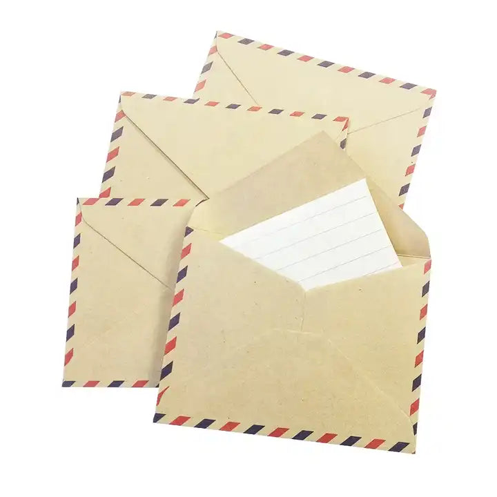 10 Envelopes Europeu Vintage