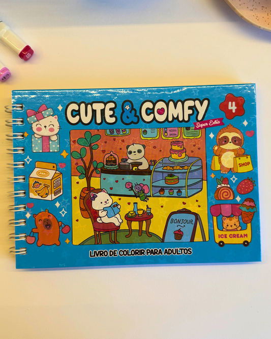 Cute & Comfy - Para Colorir Azul