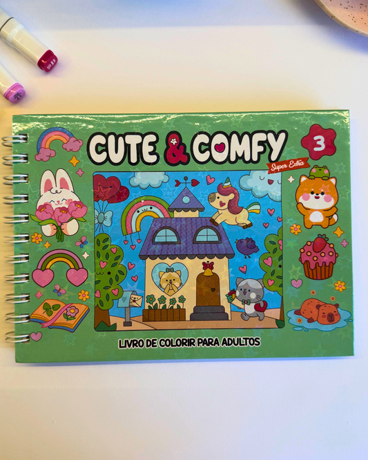 Cute & Comfy - Para Colorir Verde