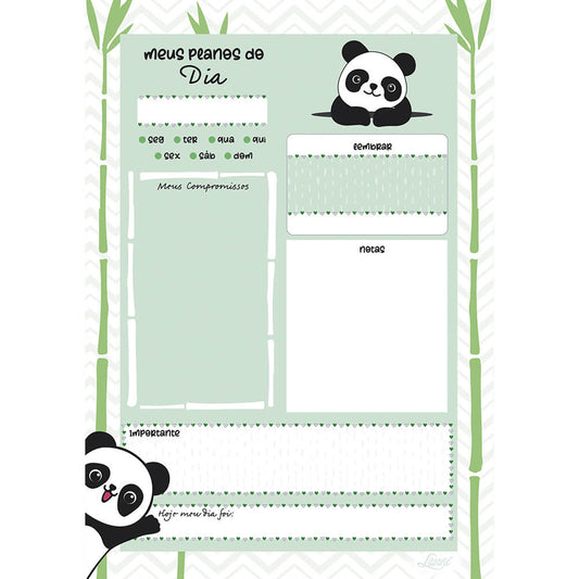 Bloco Diário Panda