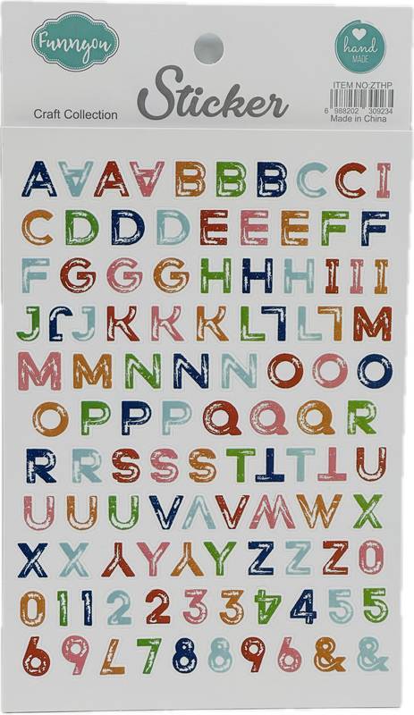 Adesivo Letra Craft Collection