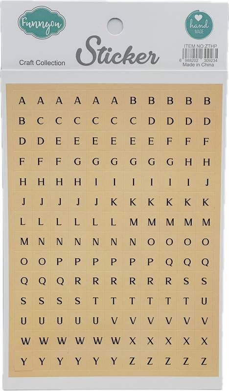 Adesivo Letra Craft Collection