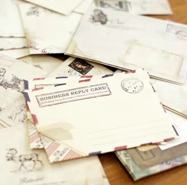 12 Envelopes Vintage Pequenos