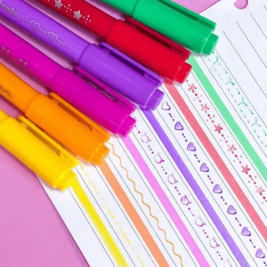 Marca Texto Ponta Dupla Carimbo Roller LEOARTE (LEONORA) - Picnic - Unidade