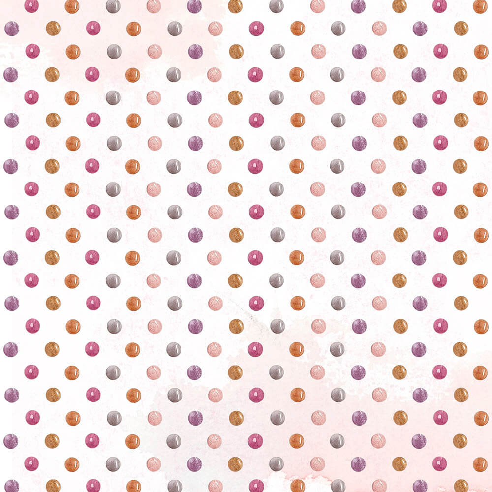Bloco de Papel para Scrapbook Boho Baby Girl 15x15cm Litoarte