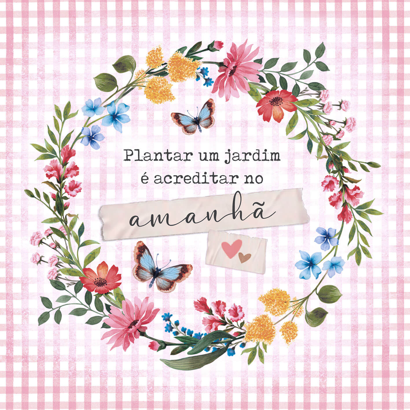 Bloco de Papel para Scrapbook Flores do Campo 15x15cm Litoarte
