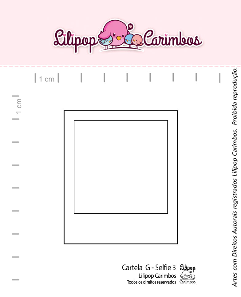 Cartela de Carimbos - Selfie 3 - Lilipop Carimbos