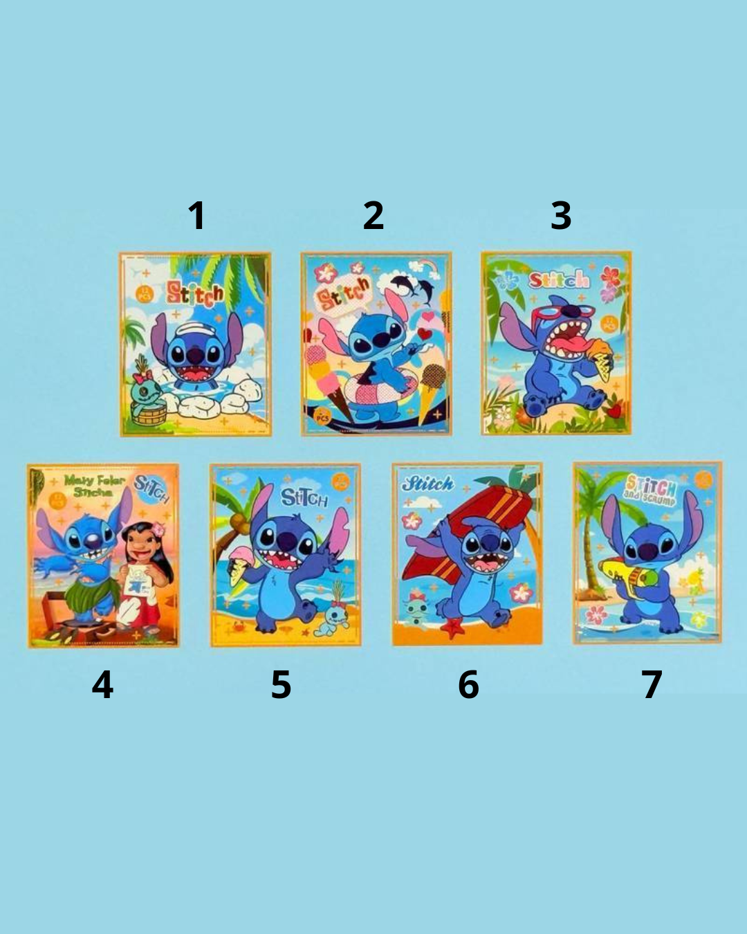 Bloco de Adesivos Stitch (96 adesivos)