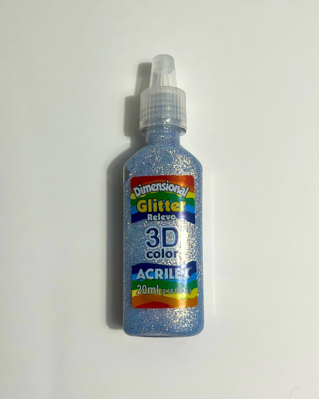 Dimensional 3D Glitter Tinta Relevo Unitário