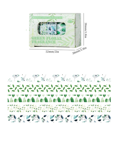 Kit 5 Washi Tapes Flores