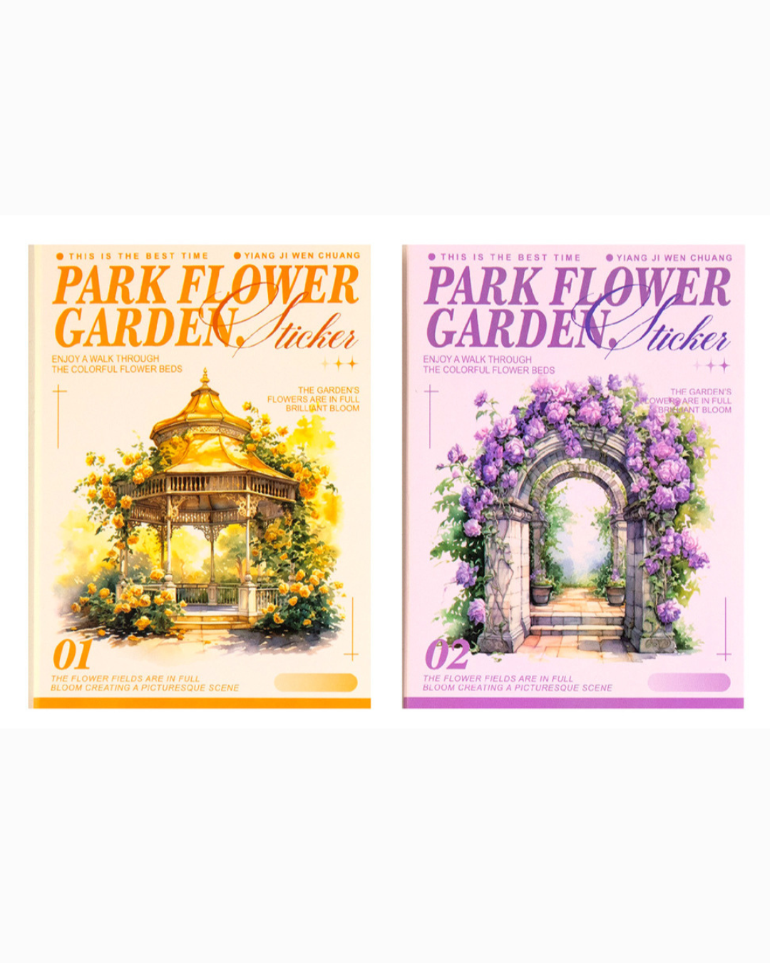 Livro de Adesivos Paisagens - 20 páginas