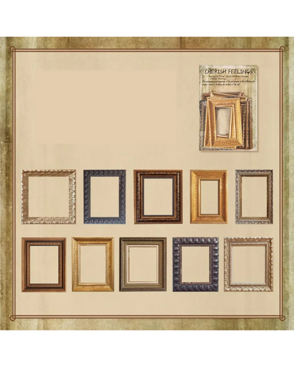 Adesivo Molduras Vintage - 30 adesivos