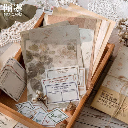 Kit Papéis Vintage Texturizados - 30 peças