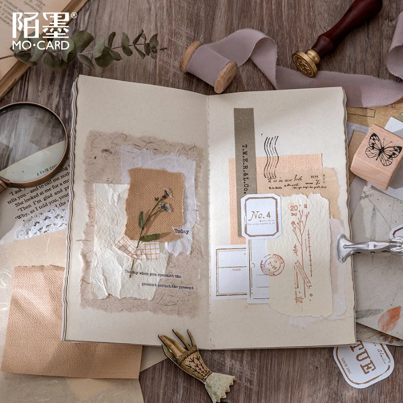 Kit Papéis Vintage Texturizados - 30 peças