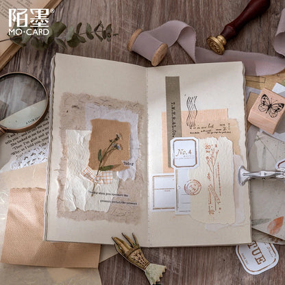 Kit Papéis Vintage Texturizados - 30 peças