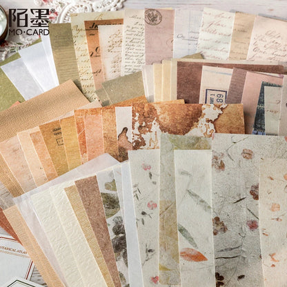 Kit Papéis Vintage Texturizados - 30 peças