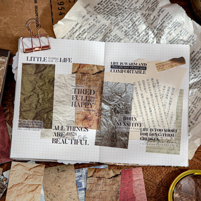 Mini Livro de Adesivos Texturas - 50 páginas