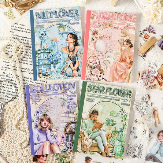 Livro de Adesivos Mulheres - 20 páginas