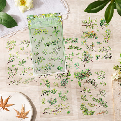 Cartela PET Adesivos Plantas e Galhos