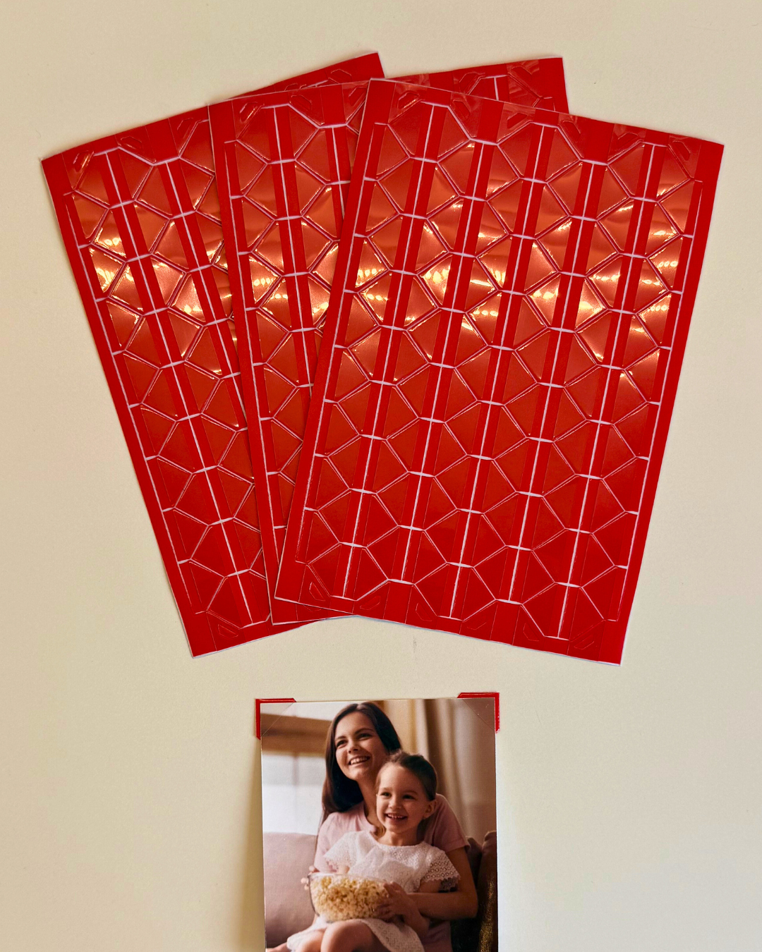 Cantos para fotos Adesivas Marrom ou Vermelho