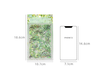 Cartela PET Adesivos Plantas e Galhos