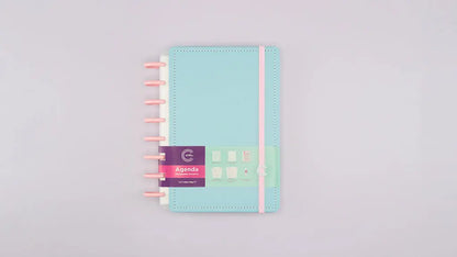 Agenda Inteligente Azul Pastel A5