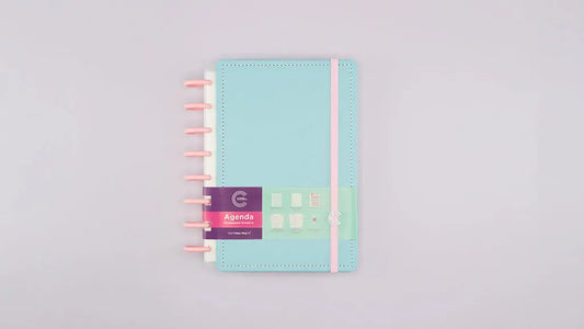 Agenda Inteligente Azul Pastel A5