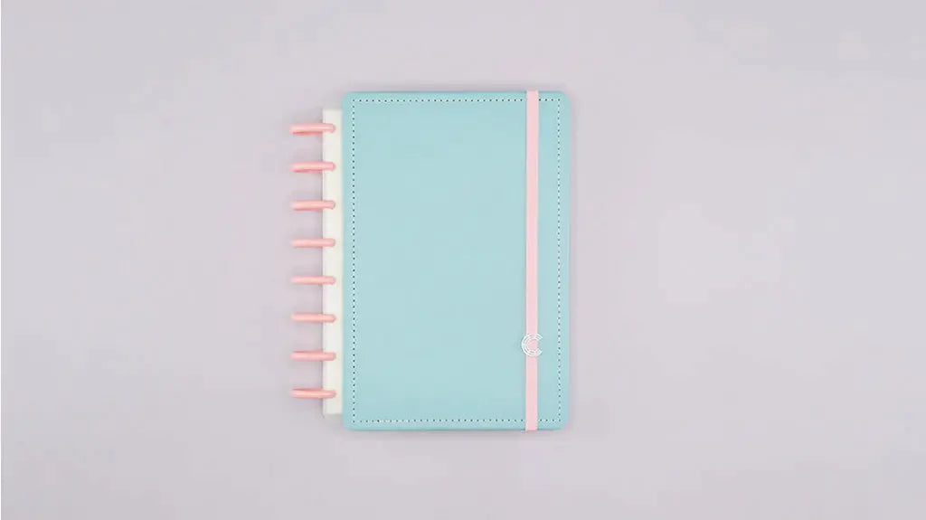 Agenda Inteligente Azul Pastel A5