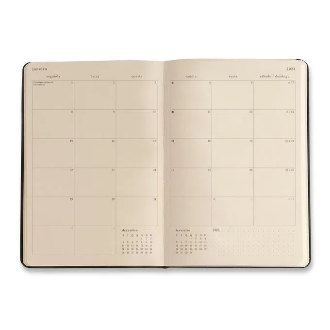 Agenda 2024 Cicero Pastel Block Sport Semanal