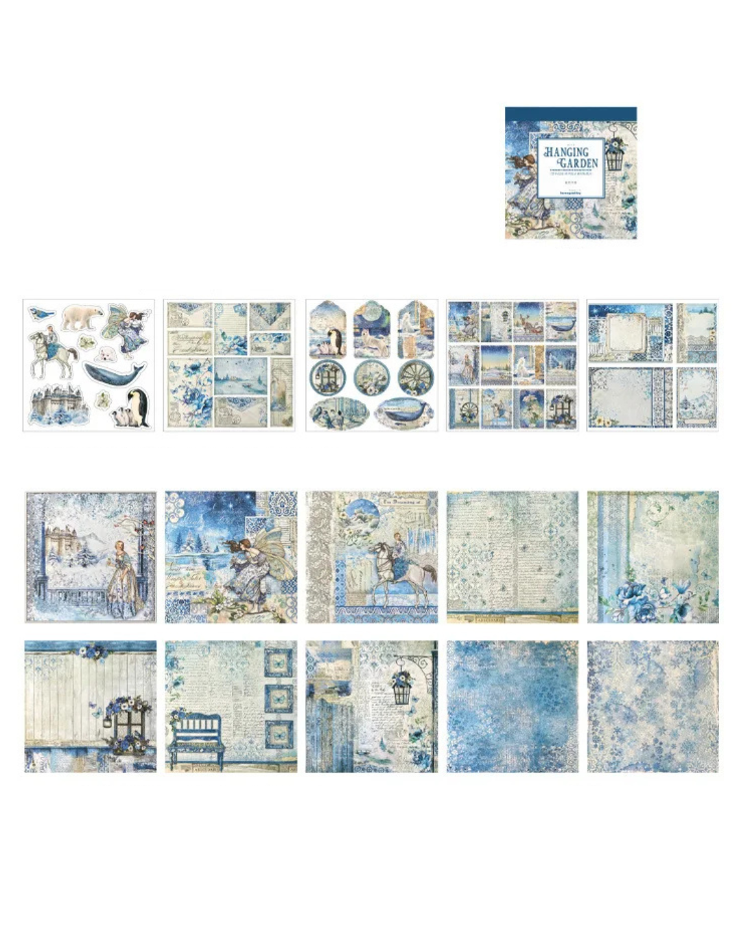 Livro de Adesivos Memória Vintage - 25 páginas