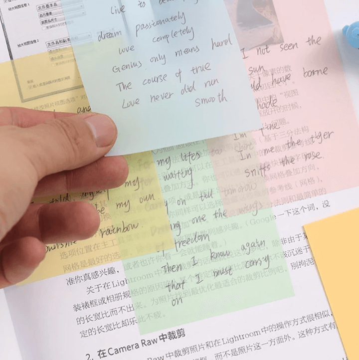 Sticky Note Transparente