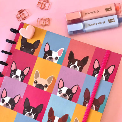 Caderno de Disco A5 Bulldogs