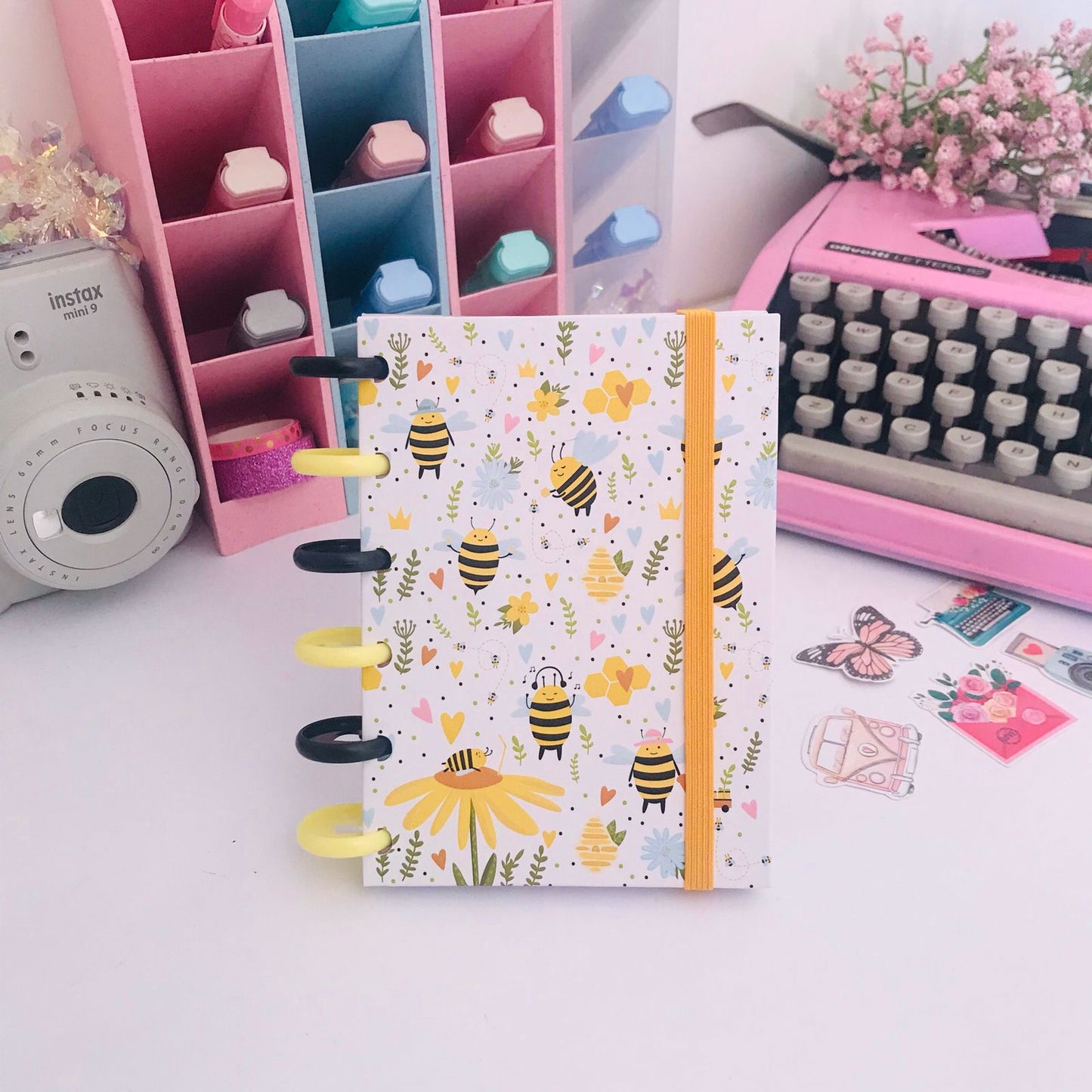 Caderno de disco A6 Busy bee