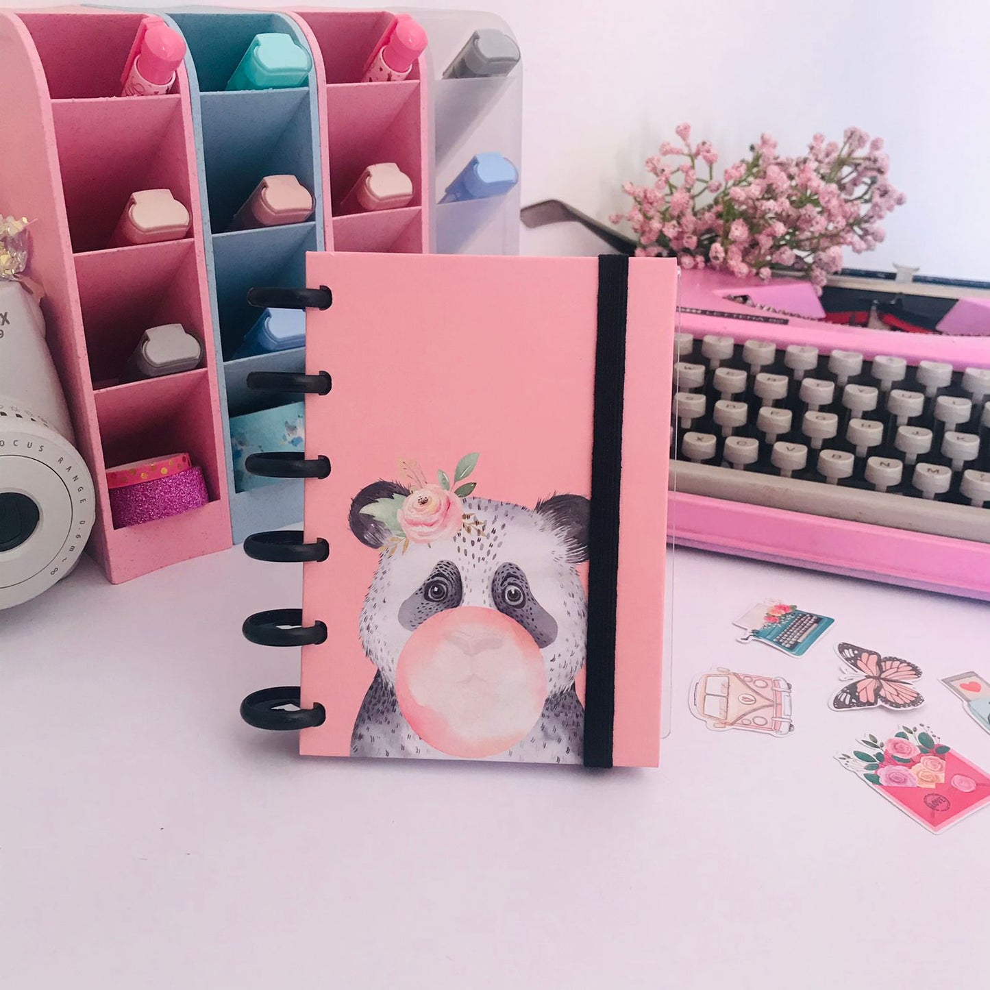 Caderno de Disco A6 Pandinha