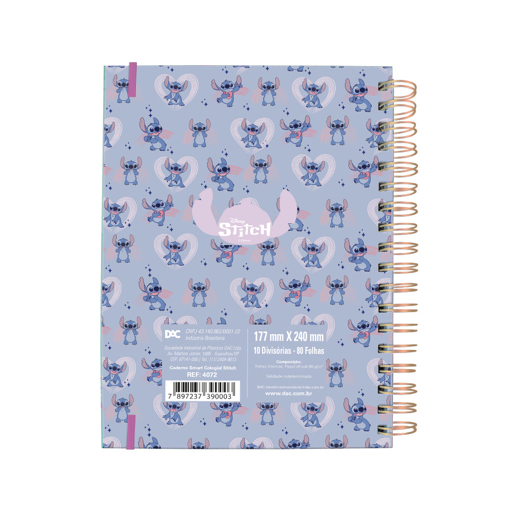 Caderno Smart Colegial Stitch