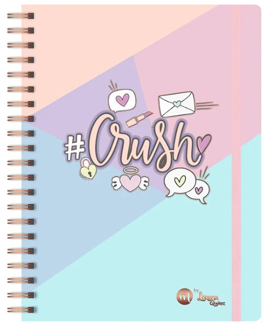 Caderno Universitário Reposicionavel Crush Merci