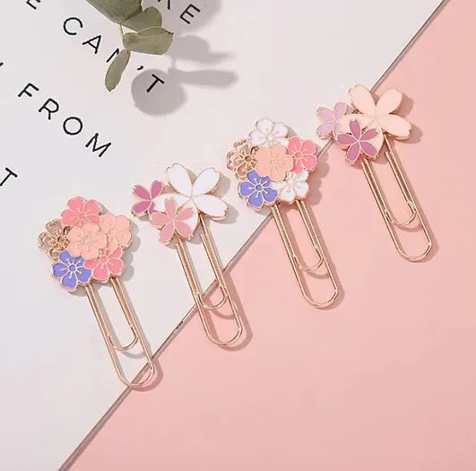 Clips metal flores