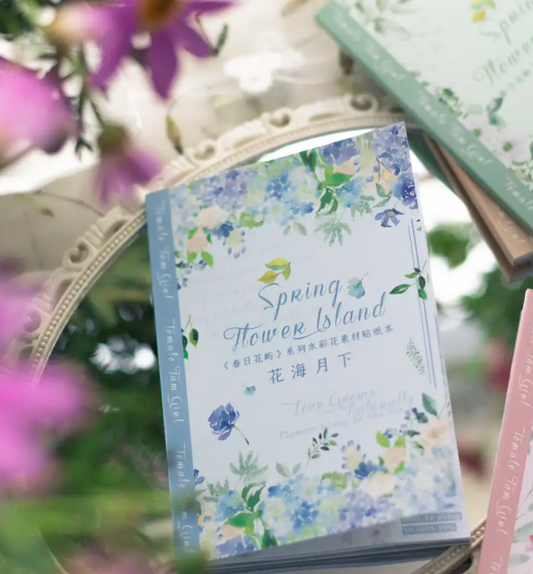 Livro de Adesivos Primavera Ilha das Flores